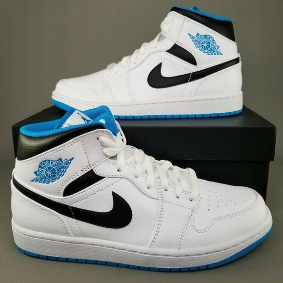 air jordan 1 mid laser blue release date